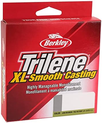 Berkley Trilene® XL®, ירוק נמוך-עורי, 17lb | 7.7 קג, 300YD | קו דיג מונופילמנט 274 מ ', המתאים לסביבות